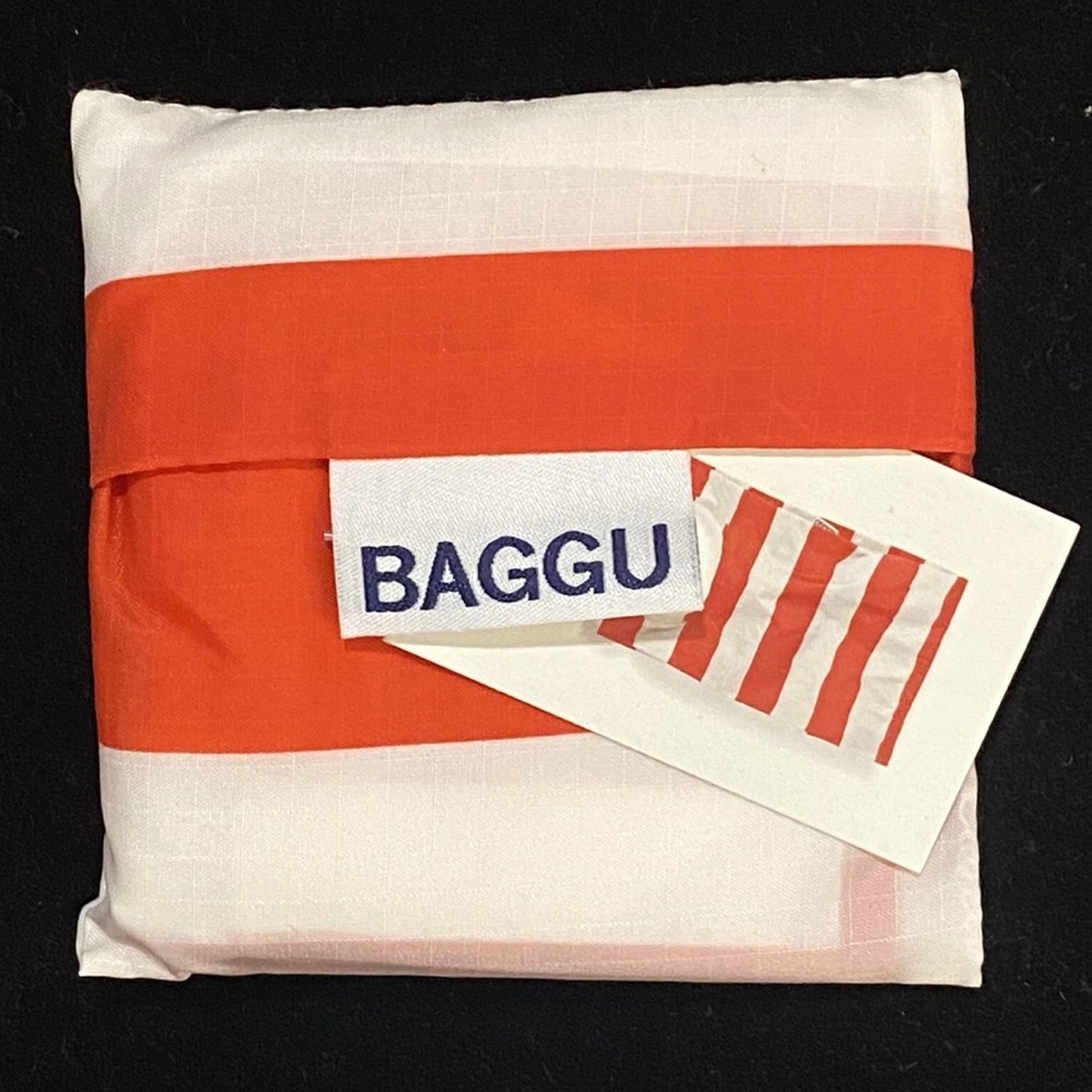 NWT BAGGU RED & WHITE STRIPE Baby Reusable Bag